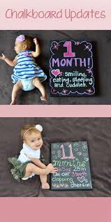 Keeping Up With The Morgans Chalkboard Monthly Updates Book Monthly Baby Photos Baby Photos Baby Month By Month