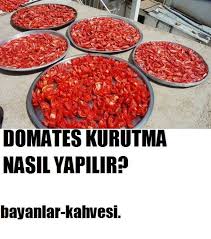 Domates Kurutmasi Nasil Yaplir Huzur Kapimiz Pratikbilgiler Nasil Yapilir Healthy Homemade Recipes Turkish Recipes Recipes