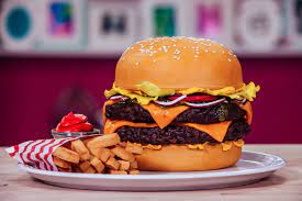 archie mcphee s endless geyser of awesome burger cake food cheeseburger cake