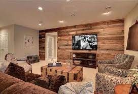 Sublime 25 Gorgeous Wood Wall Decorations For Living Room Https Usdecorating Com 2871 25 Gorgeous Family Room Decorating Rustic Basement Family Room Design
