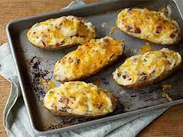 Twice Baked Potatoes Recipe Food Network Recipes Recipes Baked Potato Recipes