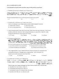 Lembar soal uji kompetensi profesional mgmp kabupaten bandung(waktu : Soal Olimpiade Pai Smp 2019 Cara Golden