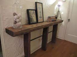 Diy Foyer Table With Reclaimed Wood Diy Entryway Table Reclaimed Wood Projects Reclaimed Wood Console Table