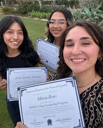 LEAPS POWER students proudly represented LC at the HOPE Young Professionals  Summit in Glendale, California! 🌟 Over three months in the HOPE College  Leadership Program, which empowers first-generation Latina students and  graduates,