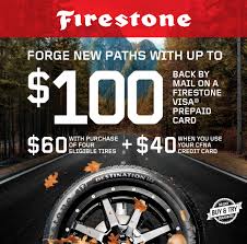 The firestone credit card was designed with an intent to make available to its customers better ways to finance car repairs, scheduled periodic the benefits of this card are far above the normal credit card offers you can find anywhere. Firestone The Tire Company