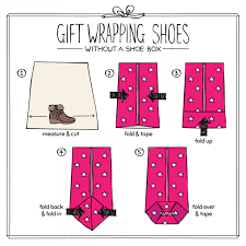 Tufts of tissue paper can conceal the present and also add a bit of flair to the presentation. How To Wrap A Shoe Box Gift Wrap Shoes Shoe Zone Shoe Zone Blog