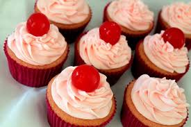In a small bowl, stir together ½ cup cherry liquid, the milk and 2 teaspoons almond extract. Cherry Almond Vanilla Cupcakes