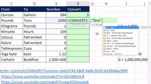 excel magic trick 1176 convert function to convert units in excel excel convert joke at 05 27