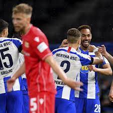 Almanya ligi'nde 27'nci haftanın kapanış maçında union berlin ile hertha berlin karşılaştı. Hertha Berlin 4 0 Union Berlin Bundesliga As It Happened Football The Guardian
