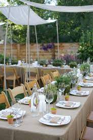 Jaala Gallery Farm To Table Dinner In The Garden With An Herb Flare Backyard Dinner Party Party Table Decorations Backyard Table