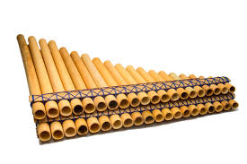 Chromatic Bamboo Panpipe Zampona Two Rows Beveled Tubes Tubos Biselados Chromatic Pan Flute Bamboo