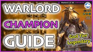 Warlord Void Legendary Support Champion Guide Raid Shadow Legends Youtube