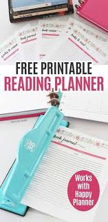 Free Printable Reading Planner For Book Lovers Fits The Happy Planner Happy Planner Printables Happy Planner Happy Planner Free Printable