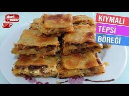kiymali tepsi boregi tarifi youtube yemek kolay yemek tarifleri tatli