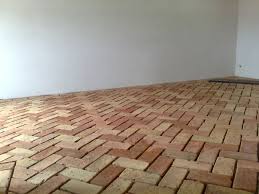 Reclaimed Brick Tiles In A Herringbone Pattern Brick Tiles Tile Floor Reclaimed Brick