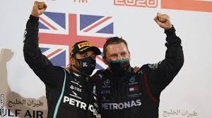 Lewis hamilton won the formula 1 title in 2020, equaling michael schumacher's record of seven championships. Lewis Hamilton To Miss Sakhir Gp After Testing Positive For Coronavirus Bbc Sport