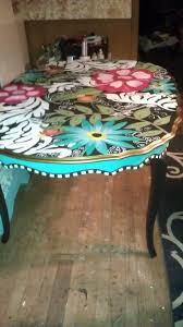 Woven Trim Split Leather Crossbody Bag Painted Furniture Designs Hand Painted Furniture Painted Table