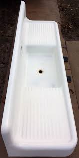 vintage kitchen sink double drain board