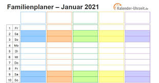 Jetzt haben sie viele kostenlose januar kalender 2021 vorlagen, wählen sie die eine nach ihren bedarf oder arbeit anforderung. Familienkalender 2021 Download Freeware De
