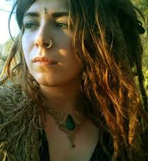 SISTER of the Forest Magic Godess JADE Collier Gipsy Boho Necklace Healing  Bohemian Jewelry