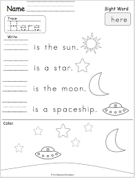 Writing And Reading Fluency Here Madebyteachers Rhyming Worksheet Preschool Sight Words Teaching Sight Words