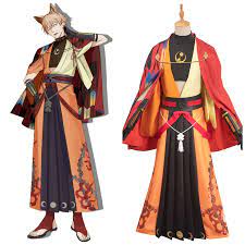 Inukami Hyakkiyakou Denji Cosplay Costume ComicCon Halloween Fancy Dress  Suit | eBay