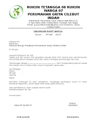 Contoh surat undangan rapat osis. Contoh Surat Undangan Resmi Perayaan Natal Surat 0 Cute766