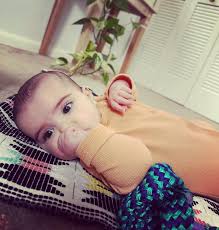 I gave birth to the Michelin Man.