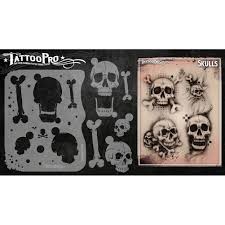 See more ideas about filigree tattoo, sleeve tattoos, tattoos. Tattoo Pro Airbrush Stencil Series 1 Skulls Mylar Airbrush Tattoo Template Reusable Face Paint Stencil Buy Online In Bahamas At Bahamas Desertcart Com Productid 95263874