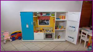 You can turn old kitchen cabinets into the most amazing bed that looks as if it is built right into your wall. Recycle Tv Cabinet Into Kids Toy Kitchen Video