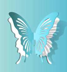 How to make an easy paper butterfly heart canvas or wall art, complete with four free butterfly patterns for you to use! Butterfly Paper Cutting Template Novocom Top