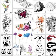 5 out of 5 stars. Sexy Waterproof Tattoo Temporary Stickers Geometric Rose Flower Watercolor Tattoos For Women Paper Sweatpea Daisy Flora Tatoos Temporary Tattoos Aliexpress