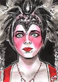 Kim Cattrall Gracie Law Sketch Card by timshinn73