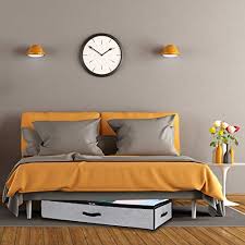 Viene fornito di serie con rete estraibile o, su richiesta, con un cassetto con divisorio centrale. Gomaihe 3 Pcs Contenitore Sottoletto Pieghevole Traspirante Scatole Per Armadio Con Manico Contenitori Per Vestiti Sotto Il Letto Organizzatore Per Armadio Trapunte Coperte Biancheria Da Letto Arredamento E Casa