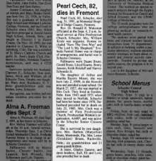 Obituary for Pearl Cech