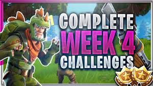 View all free and battle pass weekly challenges in fortnite battle royale season 6! Complete All Week 4 Challenges Fortnite Battle Royale Tutorial Battle Pass Week 4 Season 3 Tips Youtube