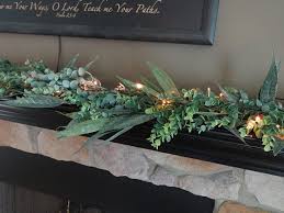 Garland Mantel Decoration Greenery Garland Eucalyptus Mantel Decorations Greenery Decor Greenery Garland