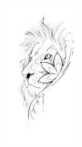 L Image Peut Contenir Dessin Dessin Droit Image Contiennent Peut Actualtattoos Tattoo Stencils Pictures To Draw Lion Tattoo Design