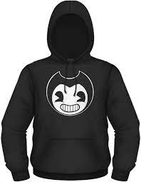 Bendy And The Ink Machine Hoodie Official Bendy Sweatshirt Black And White Bendy Mens Hoody Walmart Com