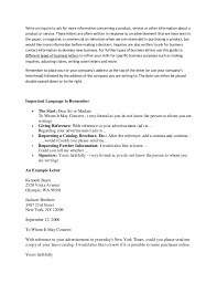 Write An Inquiry To Ask For More Information Concerning A Product Bus