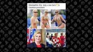 Do These Photographs Show the Croatian President in a Bikini? | Snopes.com