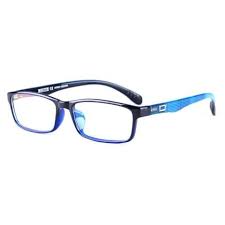 Toptical Ultra Light Tr90 Glasses Full Frame Square Eyeglasses Myopia Plain Eyewear Maleeosegal Eyewear Frames Mens Eyewear Eyewear