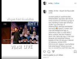 La la la laa.3x jong jong inai mula mula mula ku happy mak ipong waja wali tiba tiba dia sakitkan hatiku (2x) tak apalah terima. Pencipta Lirik Lagu Aisyah Istri Rasulullah Intip 5 Potret Mr Bie