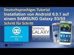 Tutorial Cyanogenmod 13 Android 6 0 1 Auf Einem Samsung Galaxy S3 S5 Installieren Android Cyanogenmod Einem Smartphone Tablette