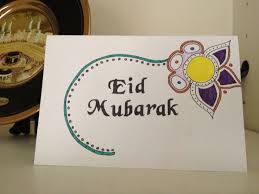 I think this one is made with cardboard or thick paper. Kumpulan Ucapan Eid Mubarak Card Ideas For Kids