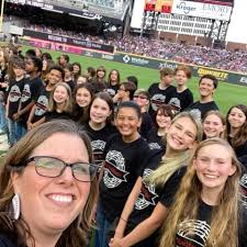 What a great night for baseball! Eagles were grateful for the opportunity  to sing the National Anthem at tonight's Atlanta Braves game vs. the Mets.  🇺🇸 Beautifully sung, Eagles! Coweta County School