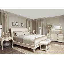 Reine French Country Antique White Queen Sleigh Bed In 2020 Country Bedroom Bedroom Design Bedroom Furniture Sets