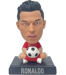 دمية نجم كرة قدم من ساهيفي ستور، راس مزركش، دمية نموذج لعبة، 10 سم من  بلاستيك PVC لمحبي كرة القدم (5 في 1 رونالدو، ميسي، محمد صلاح، نيمار، مبابي)  (رونالدو) : Amazon.ae: دمى وألعاب