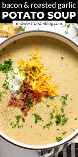 Creamy Roasted Potato Soup Recipe In 2020 Potato Soup Gold Potato Recipes Soup Recipes