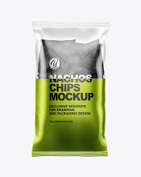Download Bag With Black Nachos Mockup In Bag Sack Mockups On Yellow Images Object Mockups PSD Mockup Templates